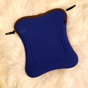 BUILT NY neoprene zippered soft case, navy blue, fits 11×9×13 laptop/tablet